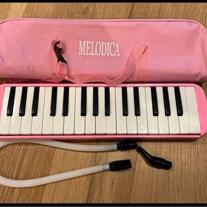 Pink Melodica with Case